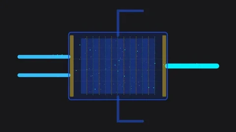Industrial Continuous Electrodeionization Cedi Water Polishing Module Schem.. 動画素材 347696542