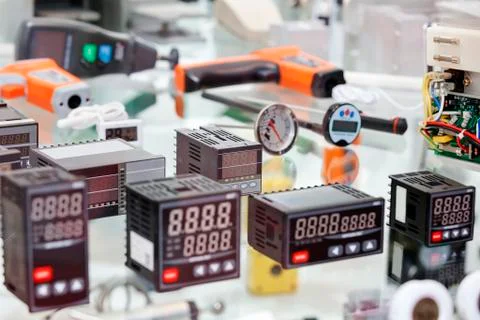 Industrial control box Stock Photos