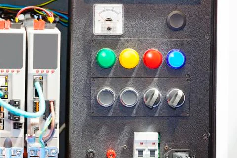 Industrial control box Stock Photos