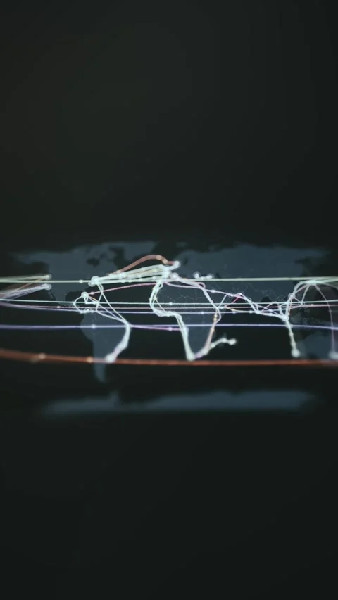 Industrial Control Dashboard Cinematic View with animated metrics 스톡 동영상 337872068