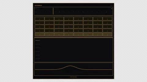 Industrial Control HUD Dashboard with Graph Stock Footage 342265837