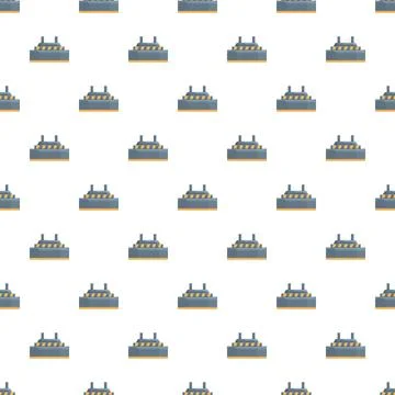 Industrial control panel button warning pattern repeating Illustrazione stock