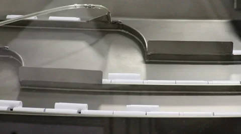 Industrial Conveyor System Stock Footage 38016009