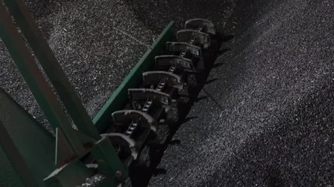 An Industrial Conveyor System specifically designed for efficient Material Stock Footage 310315735