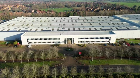 Industrial cooling and ventilation systems, HVAC and distribution centres UK Vidéo 326162976