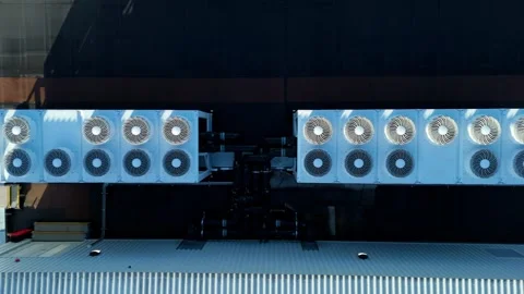 Industrial cooling and ventilation systems, HVAC and distribution centres UK Vidéo 326162996