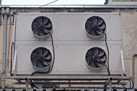 Industrial cooling unit Stock Photos