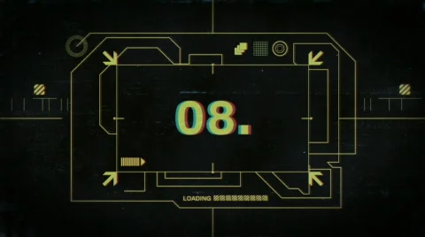 Industrial Countdown Clock Stock Footage 494798