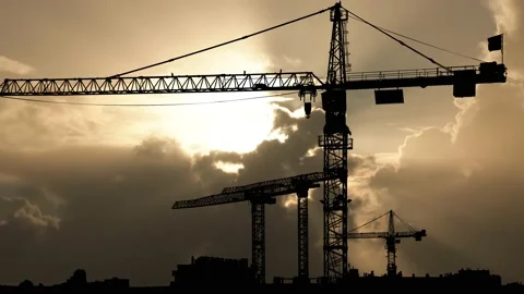Industrial Crane, Stock Footage 194975547