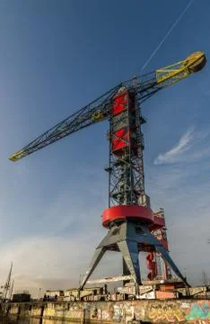 Industrial crane Stock Photos