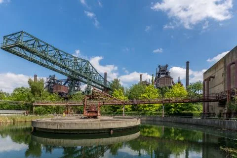 Industrial crane Stock Photos