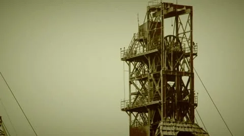 Industrial derrick Stock Footage 11506063