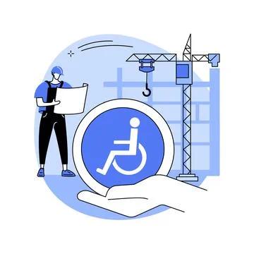 Industrial design abstract concept vector illustration. Illustrazione stock