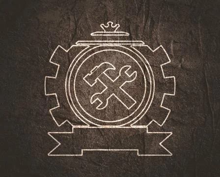 Industrial design element Stock Illustration