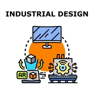 Industrial design process creating innovative product development solutions イラスト素材