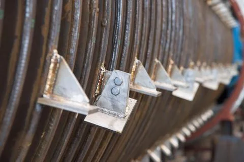 Industrial disk drier Stock Photos