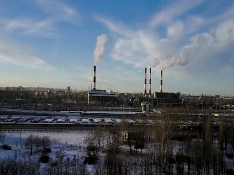 Industrial district 4K Stock Footage 71972977