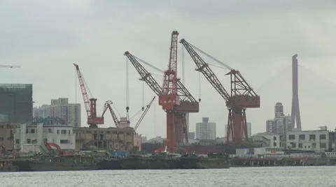 Industrial docks Stock Footage 38177664