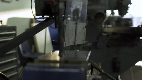Industrial Drill Machine Stock Footage 151490542