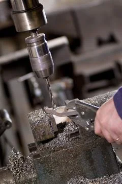 Industrial drill Stock Photos