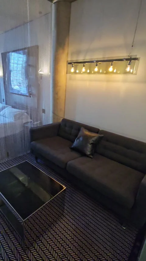 Industrial Edison Bulb Light Fixture In Loft Interior Stock Footage 341863028