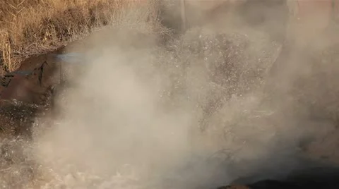 Industrial effluents Stock Footage 12511327