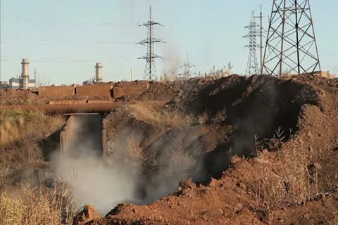 Industrial effluents. 库存影片 12514086