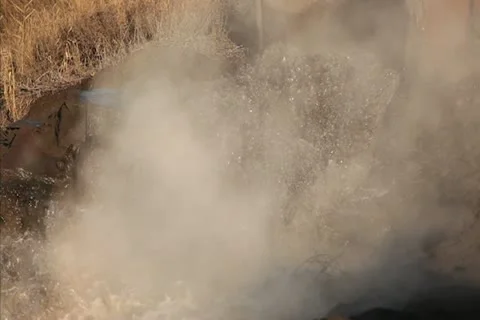 Industrial effluents Stock Footage 12514934