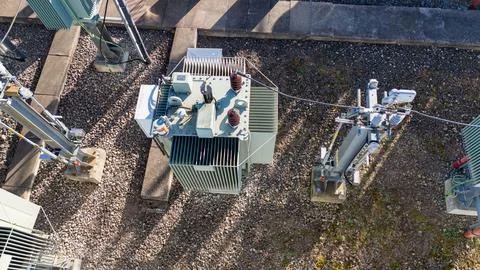 Industrial Electrical Substation Stock Photos