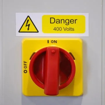 Industrial electrical switch Stock Photos