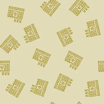 Industrial electricity line seamless pattern Stock Illustration