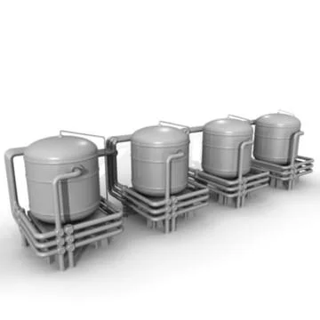Industrial Element A 3D Model
