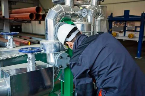 Industrial engine control Stock Photos