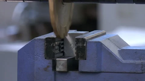 Industrial equipment for cutting and processing metal Stock Footage 314963121