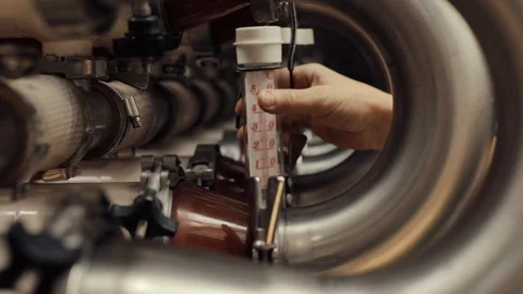Industrial Equipment. Temperature Control. Video stock 100863220