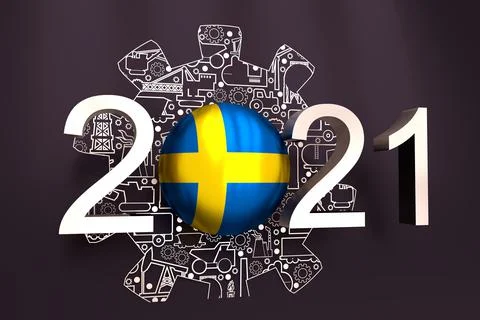 Industrial exibition design. Stock Illustration