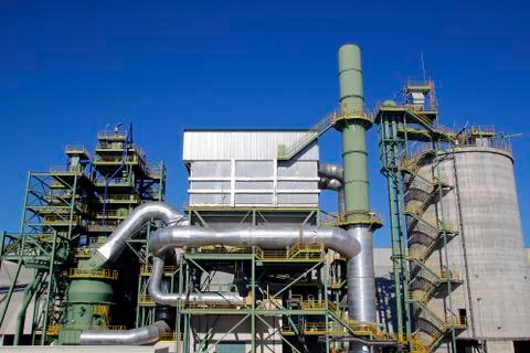 Industrial facilities Foto stock