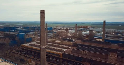 Industrial factory Stockbeeldmateriaal 87234016