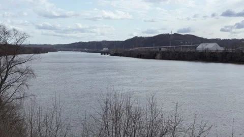 Industrial Factory on the Ohio River in Stock Video Pond5
