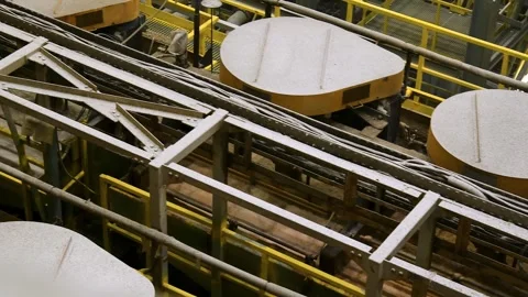 An industrial factory or processing plant with a complex network of equipme.. Stock Footage 328831354