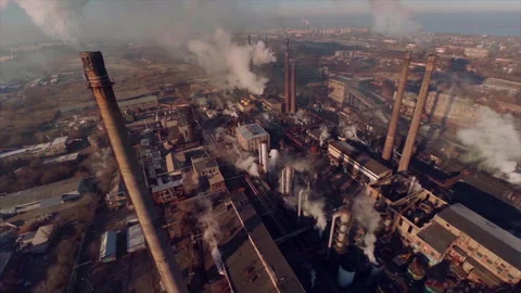 Industrial Factory Zone Video stock 284485174