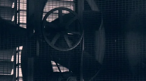 Industrial Fan Stock Footage 522326