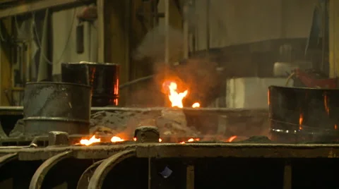 Industrial fire 2 Stock Footage 45700760