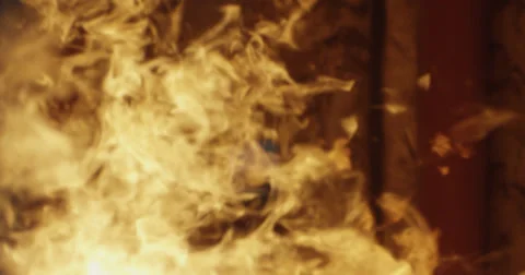 Industrial Fire 2K 07 Stock Footage 39841458