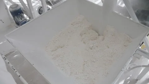 Industrial Flour Sifting Machine in Operation Stock Footage 321293351