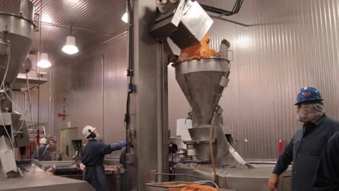 Industrial Food Processing Plant Stock Footage 168548558