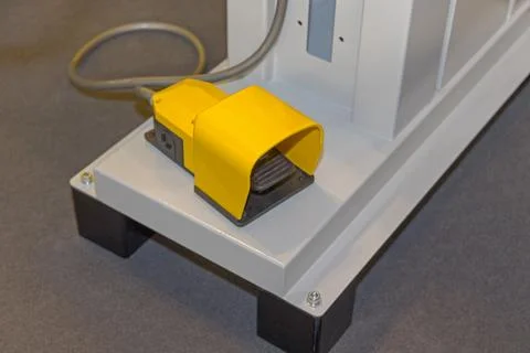 Industrial Foot Switch Machine Stock Photos