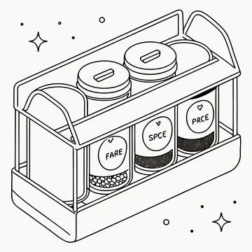 Industrial Gear Settings Icon - Process Management Vector Stock Illustration