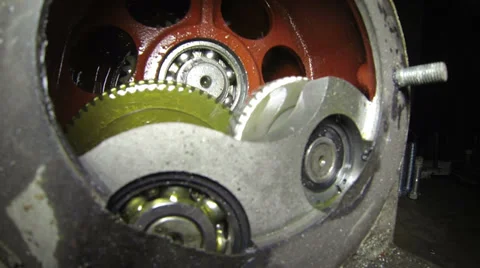 Industrial Gearbox Stock Footage 39442518