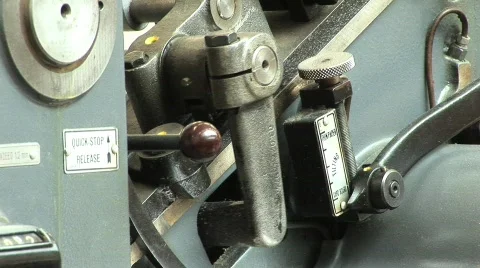 Industrial Gears Stock Footage 559369